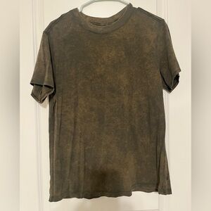 Lululemon All Yours Tee -marble Olive Brown